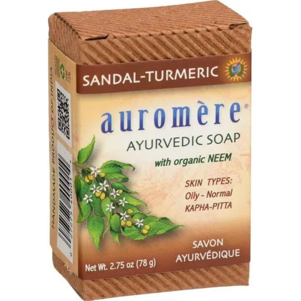 Auromère Ayurvedic Sandal-Turmeric Soap