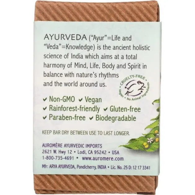 Auromère Ayurvedic Tulsi-Neem Soap