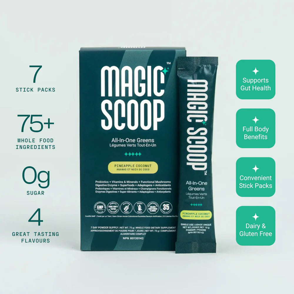 Magic Scoop All-In-One Greens Pineapple Coconut Flavour