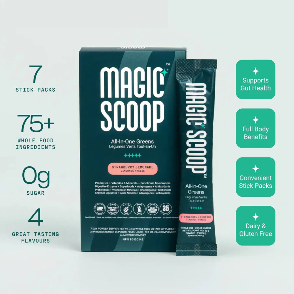 Magic Scoop All-In-One Greens Strawberry Lemonade Flavour