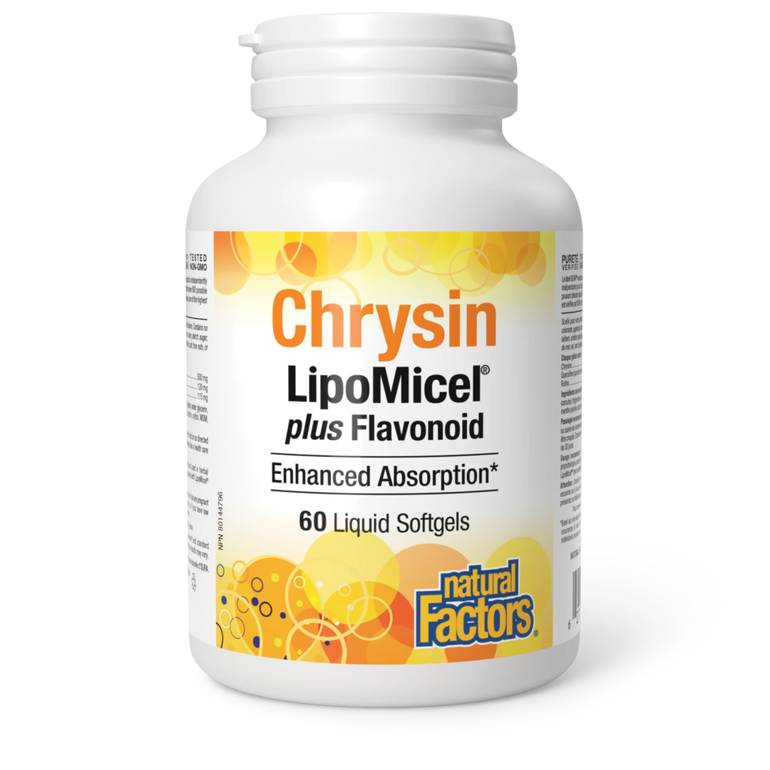 Natural Factors Chrysin LipoMicel® plus Flavonoid