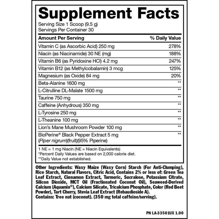 Mutant Madness Pre-Workout Fruit Punch