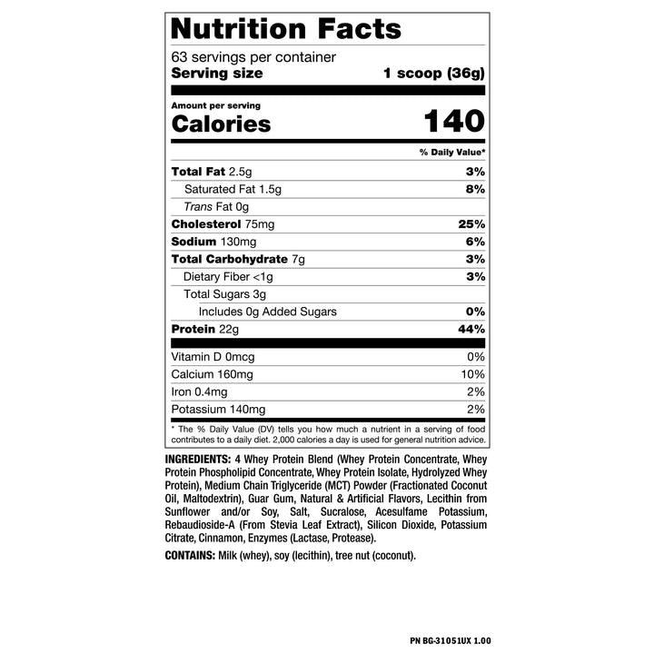 Mutant Whey Protein Vanilla Ice Cream | 5 lbs