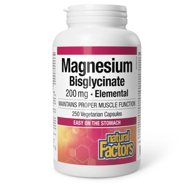 Bisglycinate de Magnésium Pur 200 mg Capsules Végétariennes