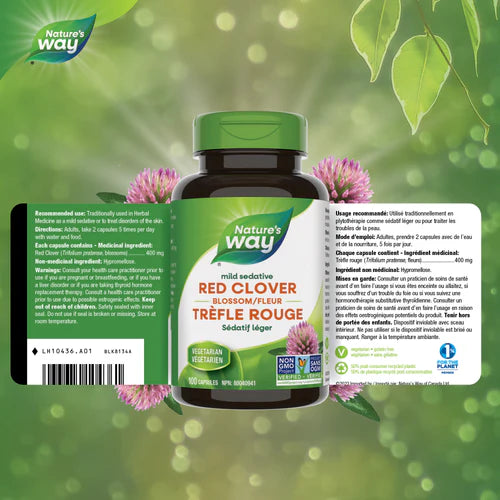 Nature's Way Red Clover Blossom Capsules