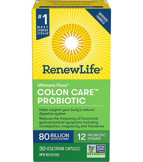 Renew Life ® Probiotics Ultimate Flora® Colon Care™ Probiotic, 80 Billion Active Cultures