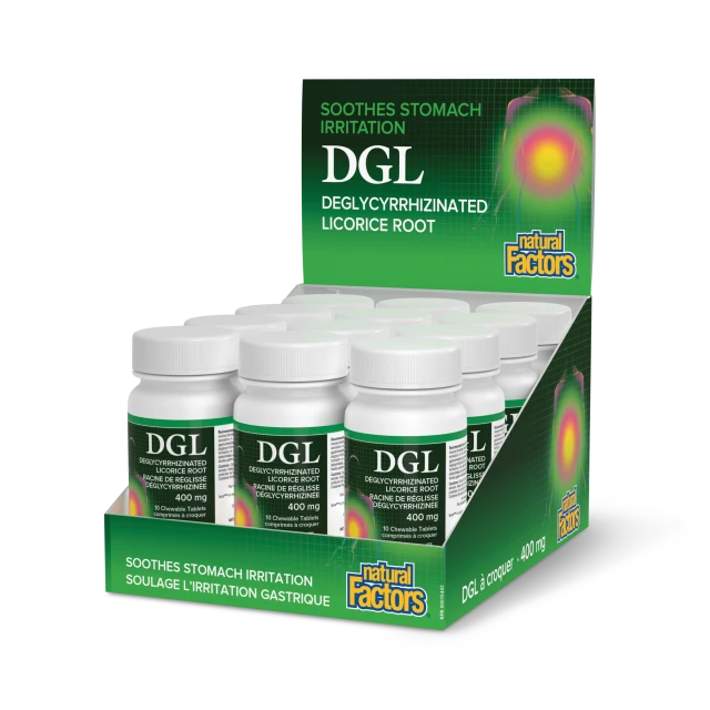 DGL Racine de réglisse déglycyrrhizinée 400 mg Comprimés à croquer