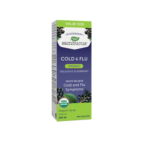 Nature's Way Sambucus Cold & Flu Organic 240 ml