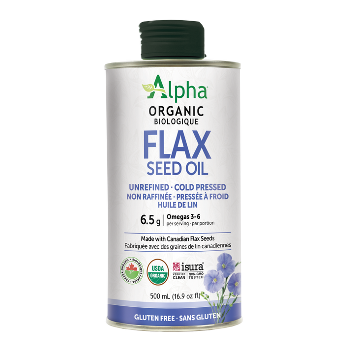 Alpha Organic Flaxseed Oil | Canadian Omega-3 Plant Source – Unrefined