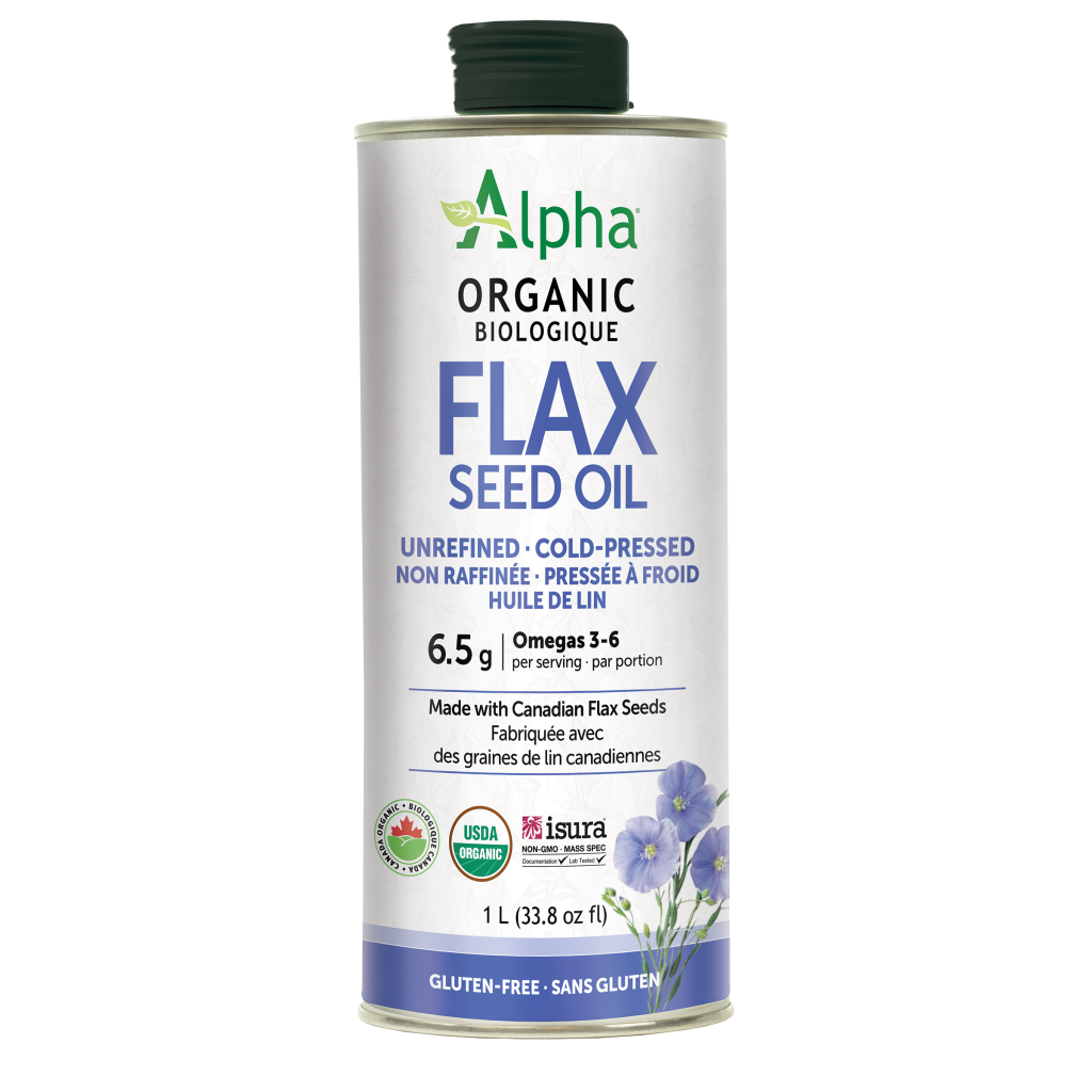 Alpha Organic Flaxseed Oil | Canadian Omega-3 Plant Source – Unrefined