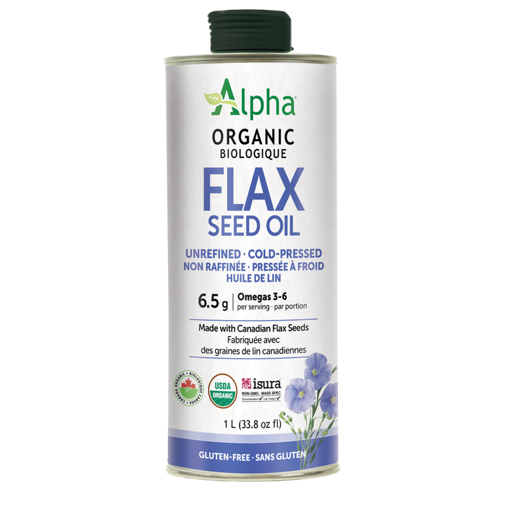 Alpha Organic Flaxseed Oil | Canadian Omega-3 Plant Source – Unrefined