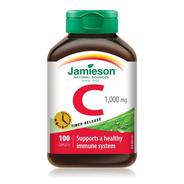 Jamieson Vitamin C 1,000 mg Timed Release Caplets