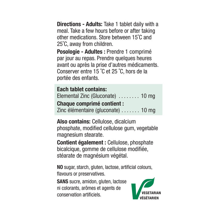 Jamieson Zinc 10 mg