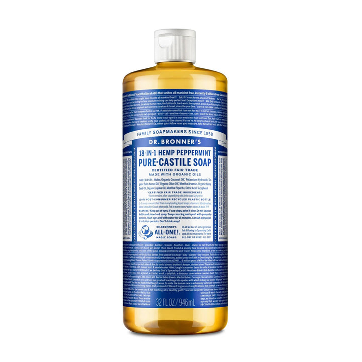 Dr. Bronner's Pure Castile Peppermint Liquid Soap