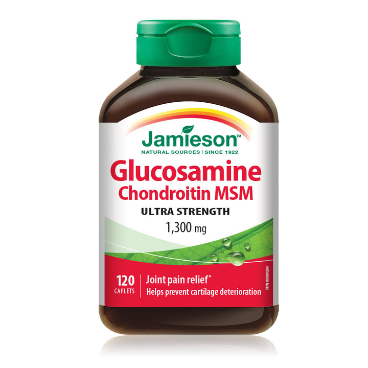 Jamieson Glucosamine Chondroitin MSM Caplets, 1,300 mg