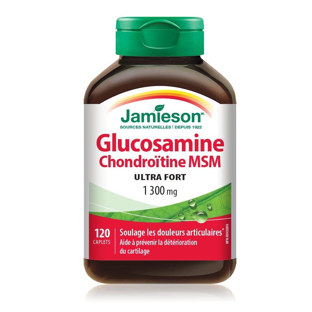 Jamieson Glucosamine Chondroitin MSM Caplets, 1,300 mg