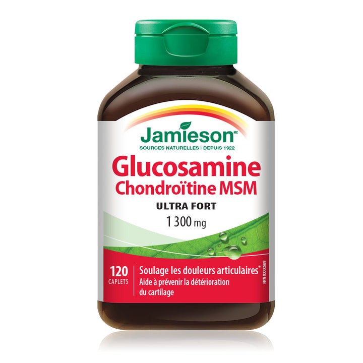 Jamieson Glucosamine Chondroitin MSM Caplets, 1,300 mg