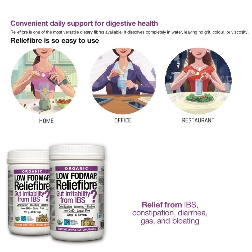 Poudre de saveur tropicale Reliefibre™ biologique