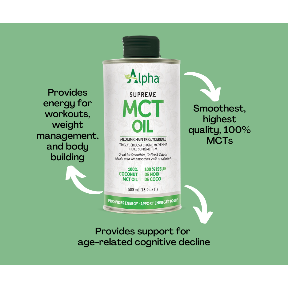 Liquide d'huile Alpha® Supreme MCT