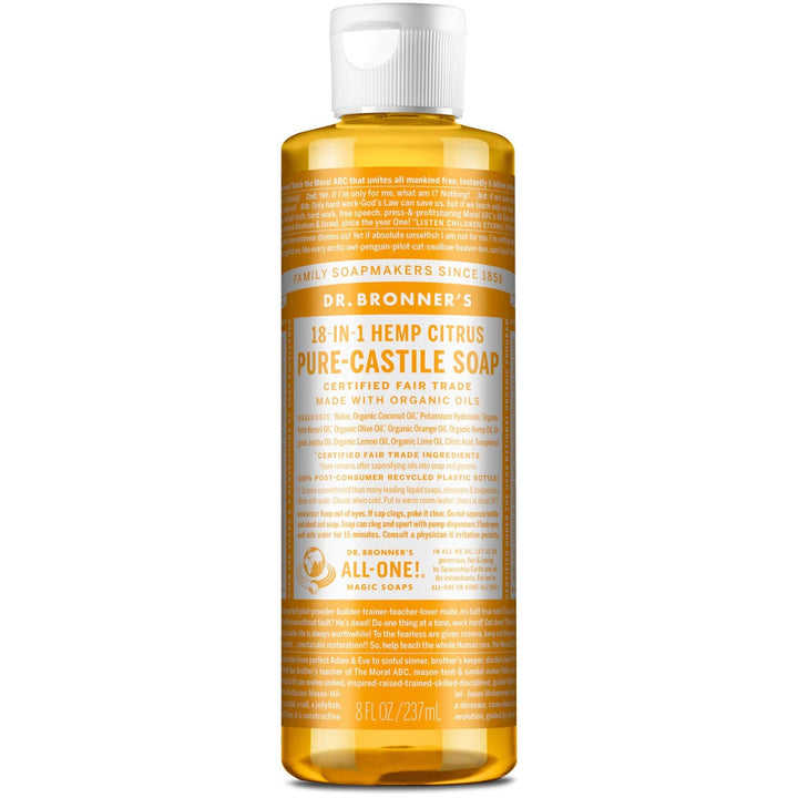 Dr. Bronner's Pure Castile Citrus Liquid Soap