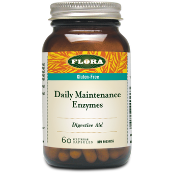 Flora - Daily Maintenance Enzymes, 60 vcap.