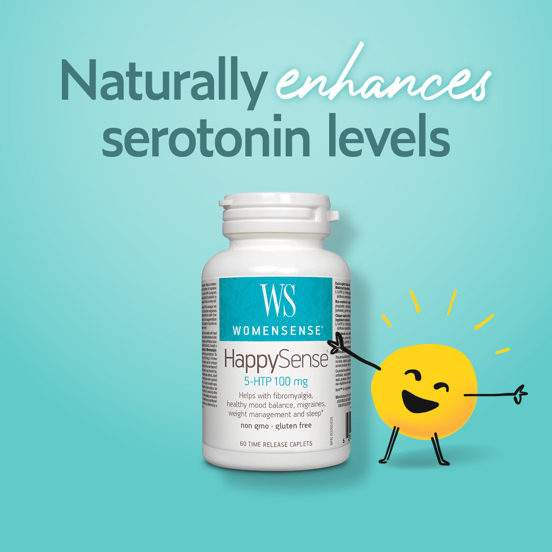 Caplets à libération prolongée HappySense® 5-HTP 100mg