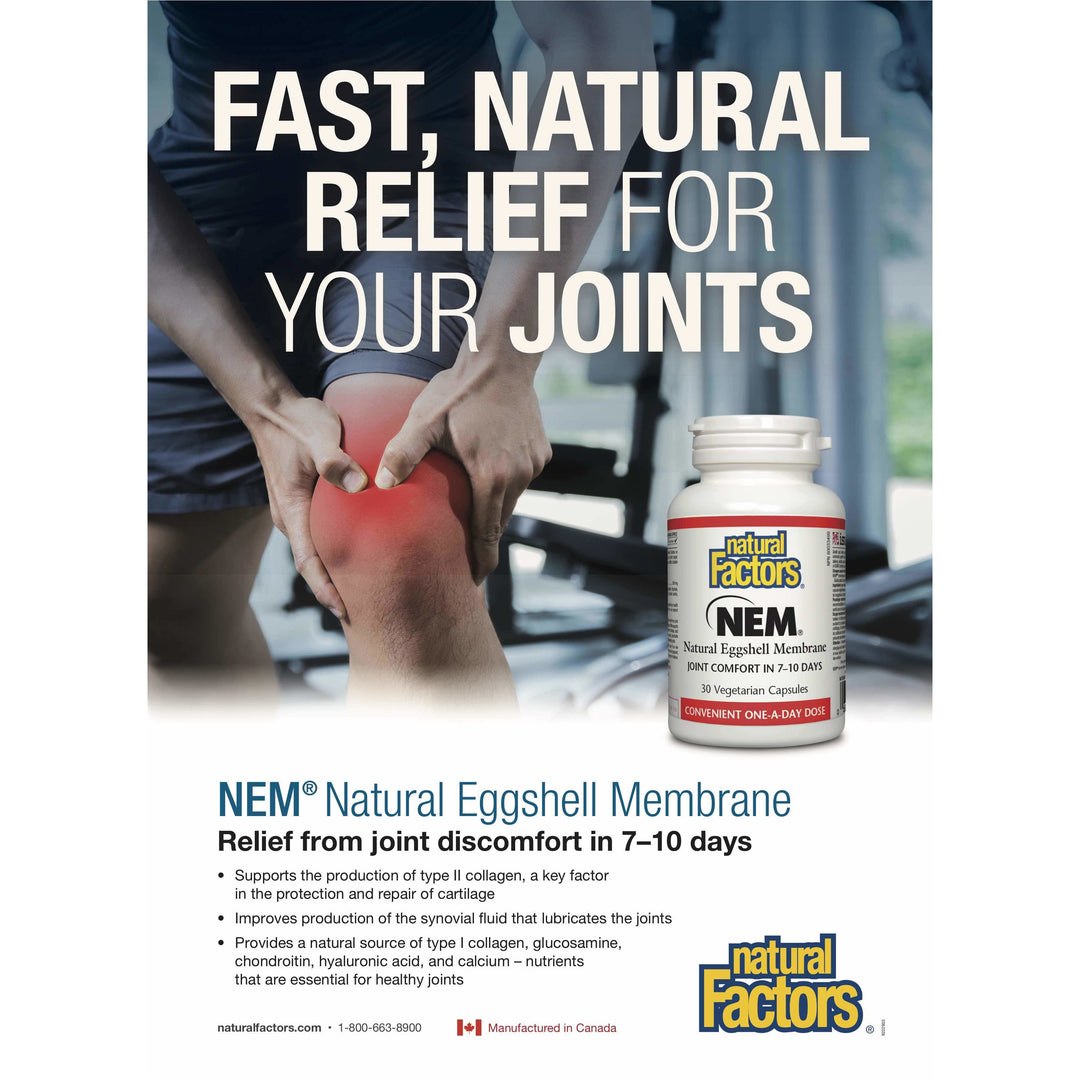 NEM® Natural Eggshell Membrane 500 mg Capsules