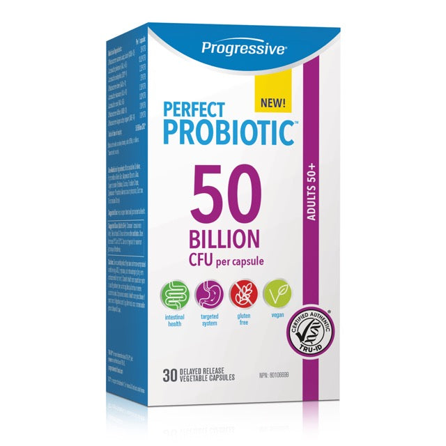 Progressive Perfect Probiotic 50 Billion, Adults 50+