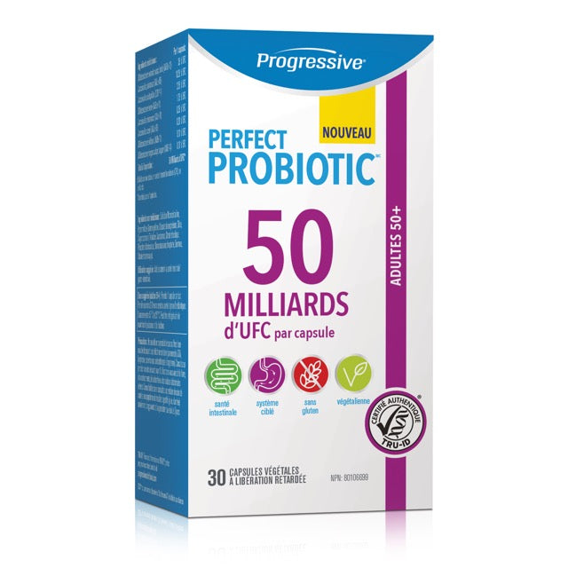 Progressive Perfect Probiotic 50 Billion, Adults 50+