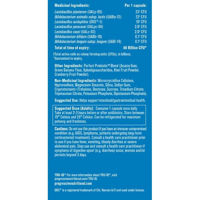 Progressive Perfect Probiotic 60 Billion - 30's