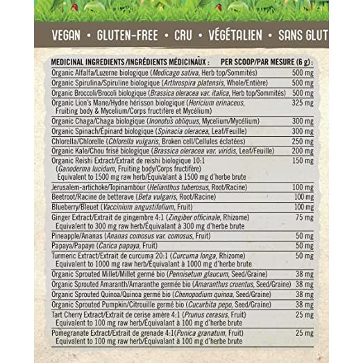 LIQUIDATION -Iron Vegan Superfoods & Greens, Pineapple orange flavour - FINAL SALE***