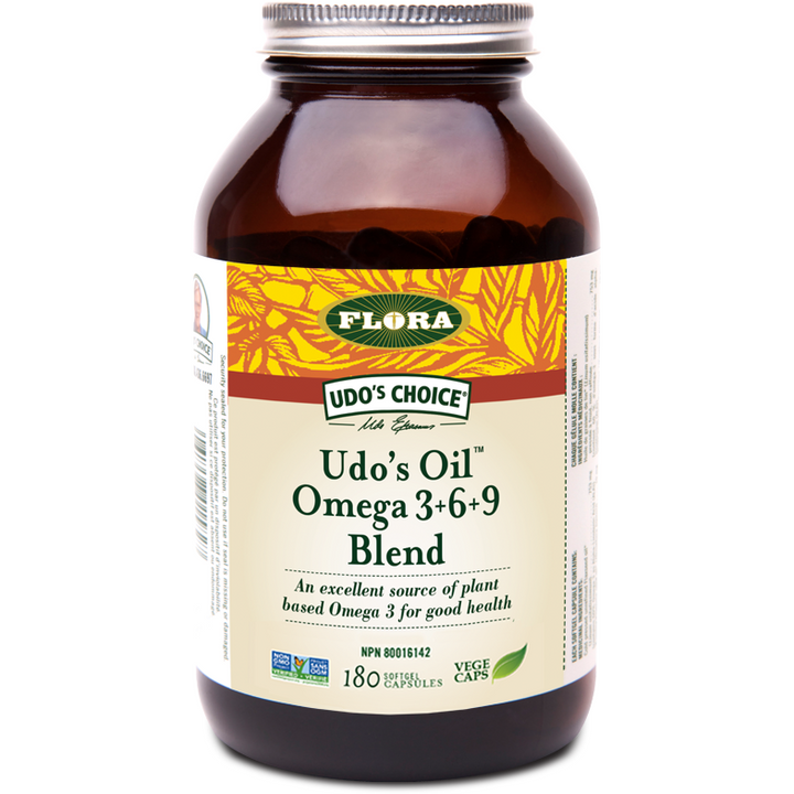 Flora - Udo's Oil Omega 3+6+9 Blend, 180 sgels