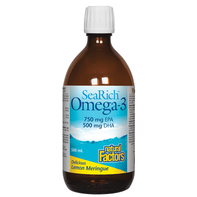 SeaRich Omega-3 750 mg EPA / 500 mg DHA, Lemon Meringue Liquid