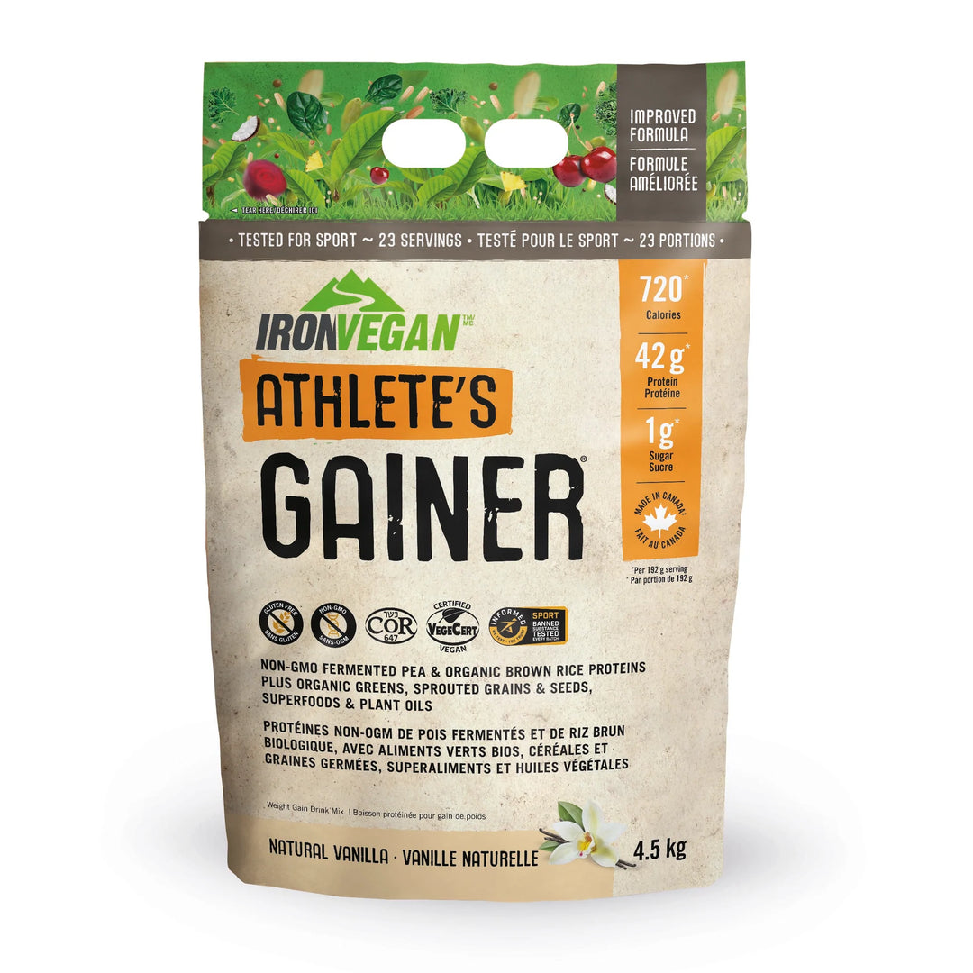 Iron Vegan Athlete's Gainer Natural Vanilla