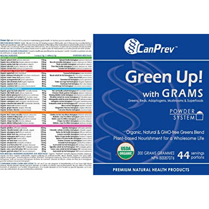 CanPrev Green Up! with Grams | 300g Powder