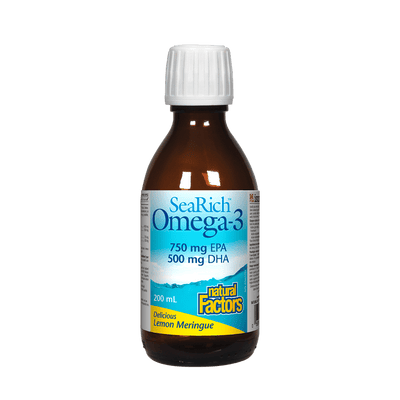 SeaRich Omega-3 750 mg EPA / 500 mg DHA, Lemon Meringue Liquid