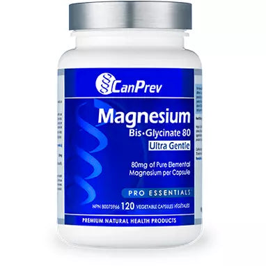 CanPrev Magnesium Bisglycinate 80 | Ultra Gentle V-Caps