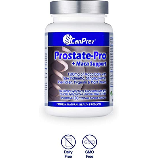 CanPrev Prostate Pro Maca Support | 100 Veg Capsules