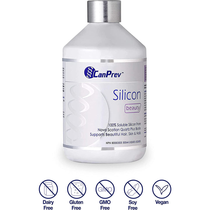 CanPrev Silicon + Biotin Beauty Liquid | Hair Skin Nails Support
