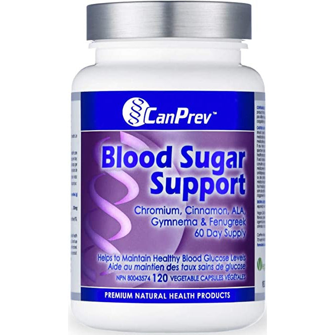 CanPrev Blood Sugar Support | 120 Veg Capsules