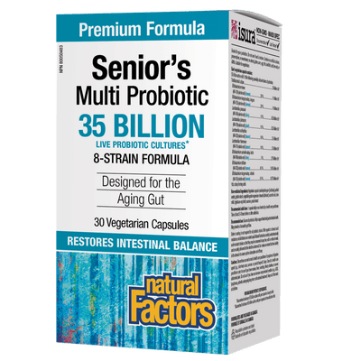 Senior's Multi Probiotic 35 Billion Live Probiotic Cultures Vegetarian Capsules