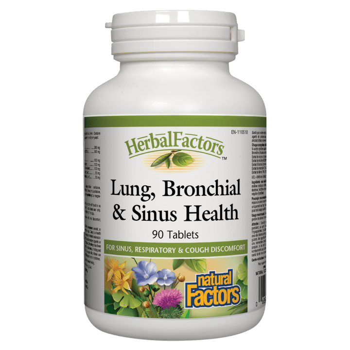 Lung, Bronchial & Sinus Health, HerbalFactors Tablets