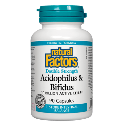 Acidophilus & Bifidus  Double Strength 10 Billion Active Cells Capsules