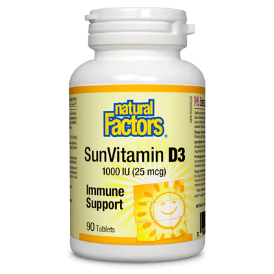 SunVitamin D3  1000IU Tablets